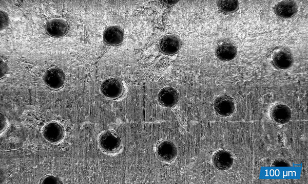 激光精密鉆孔 ? 速度極快，磨損最小(圖7)